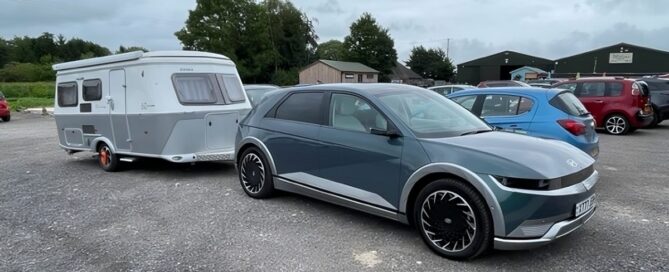 Towing an Eriba with 2023 Hyundai Iconiq 5 Namsan