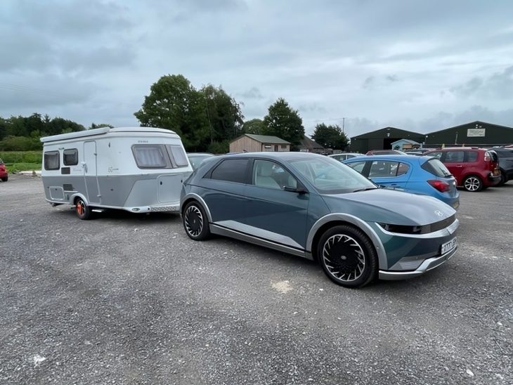 Towing an Eriba with 2023 Hyundai Iconiq 5 Namsan